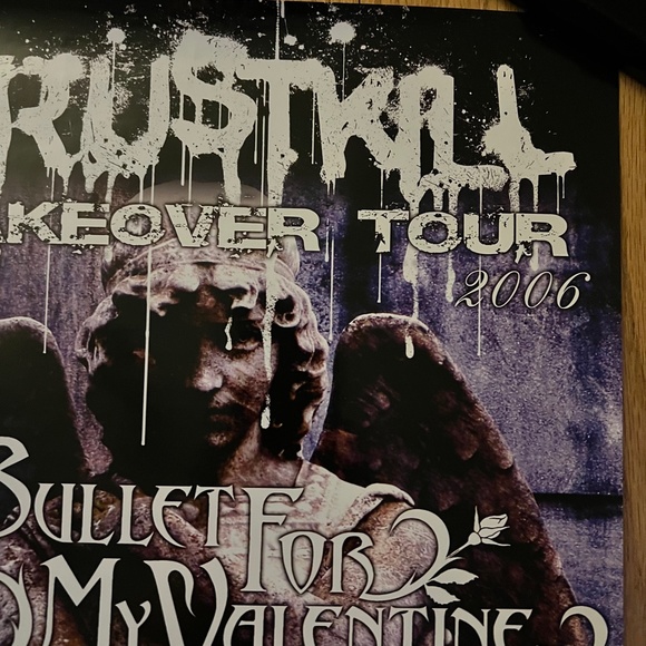 TRUSTKILL TAKEOVER TOUR 2006 11x17 Poster Bullet For My Valentine - Picture 6 of 6